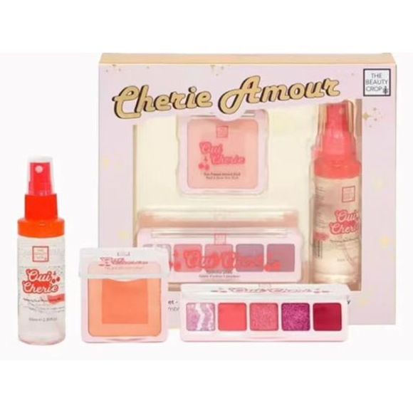 THE BEAUTY CROP - Cherie Amour Gift Set. Eyeshadow Blush & Setting Spray NWT! - Picture 8 of 12